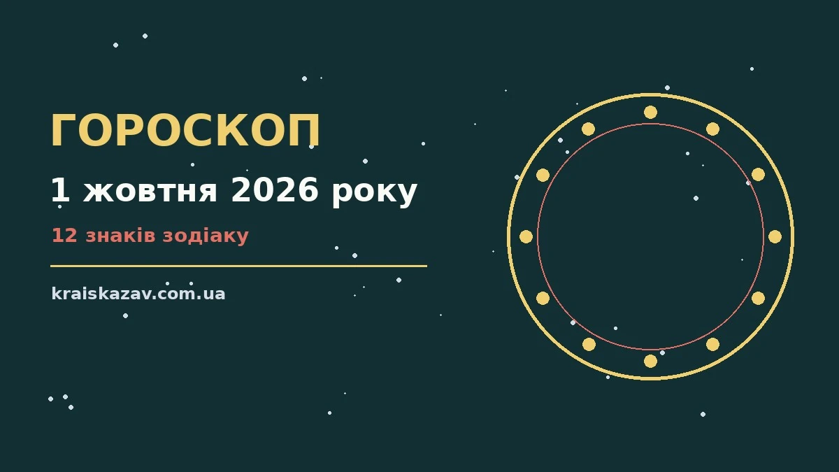 Ранковий стіл із нотатником, чашкою кави та планувальником на 1 жовтня 2026 року — символ гороскопу, спокою і фокусу на справах