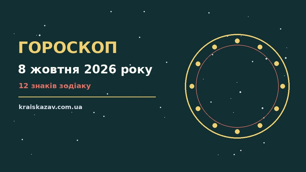 Ніжний ранковий пейзаж з чашкою чаю та нотатником для гороскопу на 8 жовтня 2026 року
